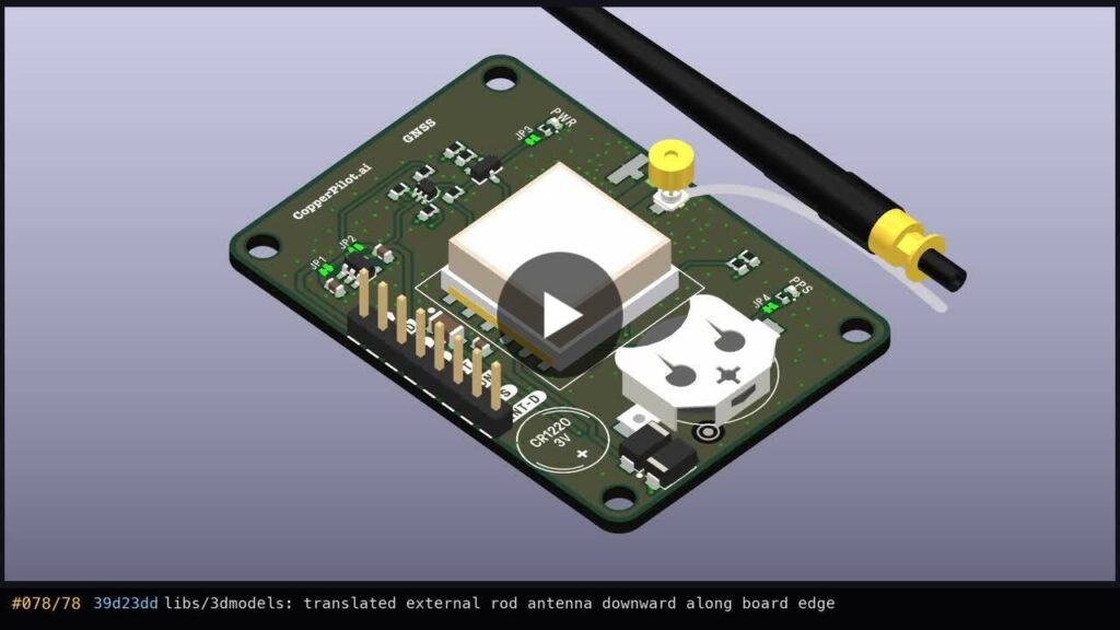 A GPS board with PPS and a backup battery