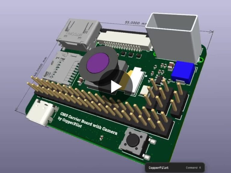 A credit-card Pi Compute Module camera board